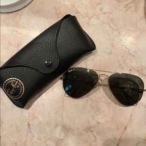 Authentic Polarized Ray Ban Aviators